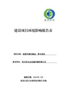 新建其他印刷品 墨水项目环境影响报告表